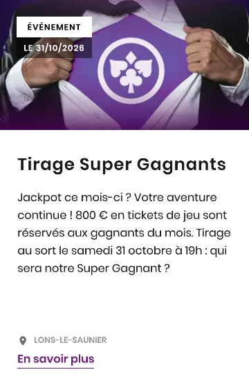 Tirage super gagnant