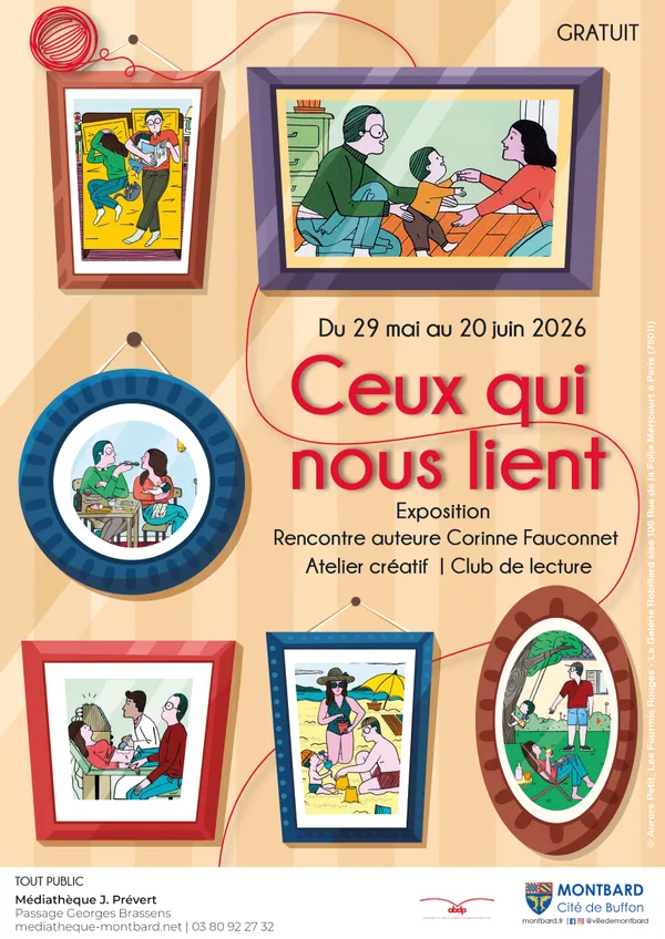 Ceux qui nous lient : Exposition "Une famille c'est comme une histoire"
