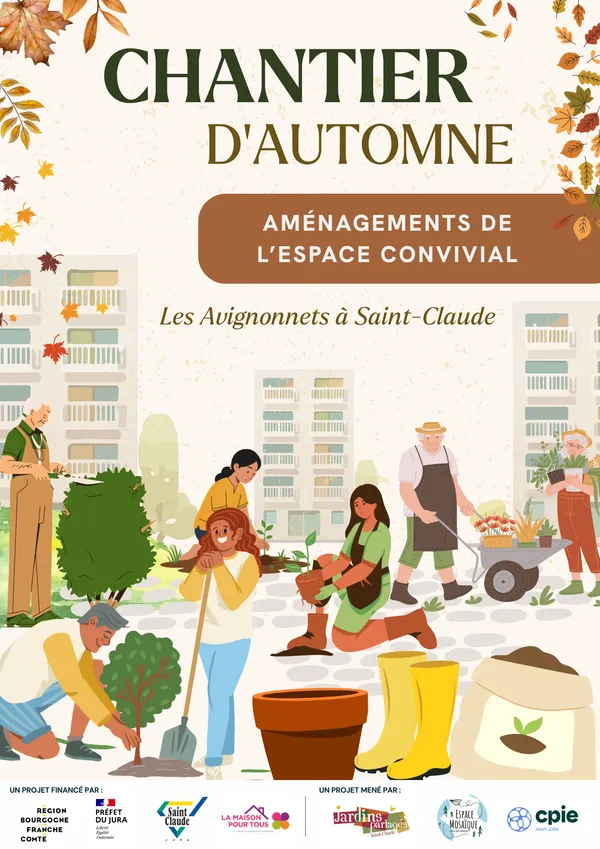 Chantier d'automne aux Avignonnets de Saint-Claude