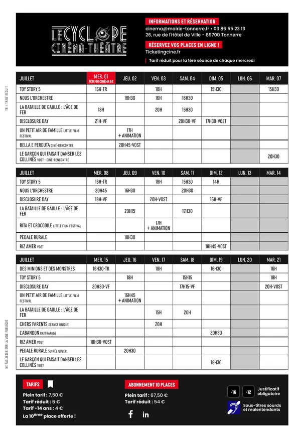 Programmation Le Cyclope