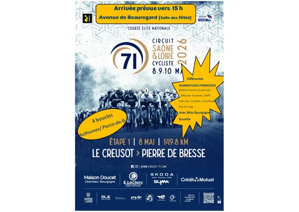 Course cycliste Circuit de Saône et Loire