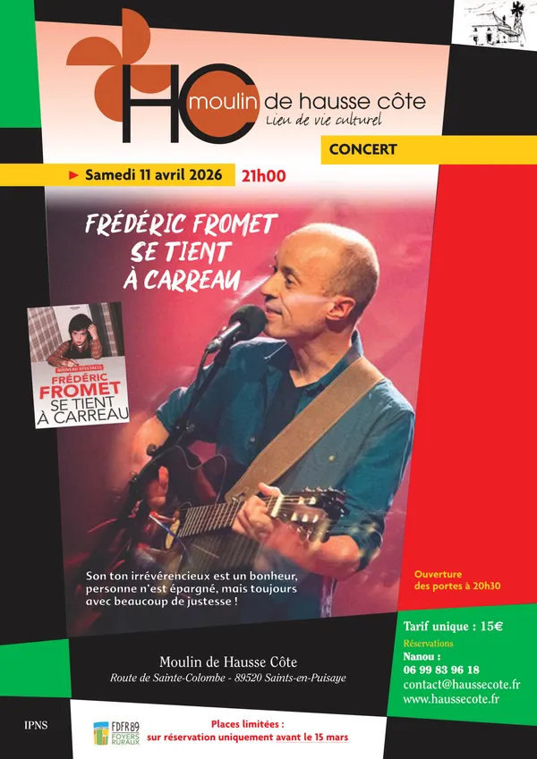 Concert de Frédéric Fromet