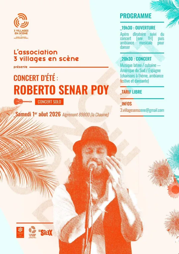 Concert d'été : ROBERTO SENAR POY