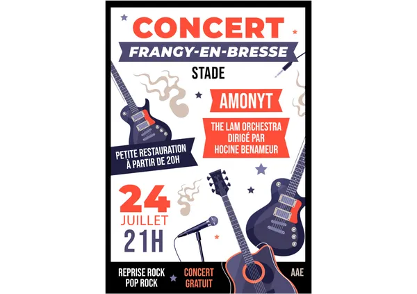 Concert sur le stade