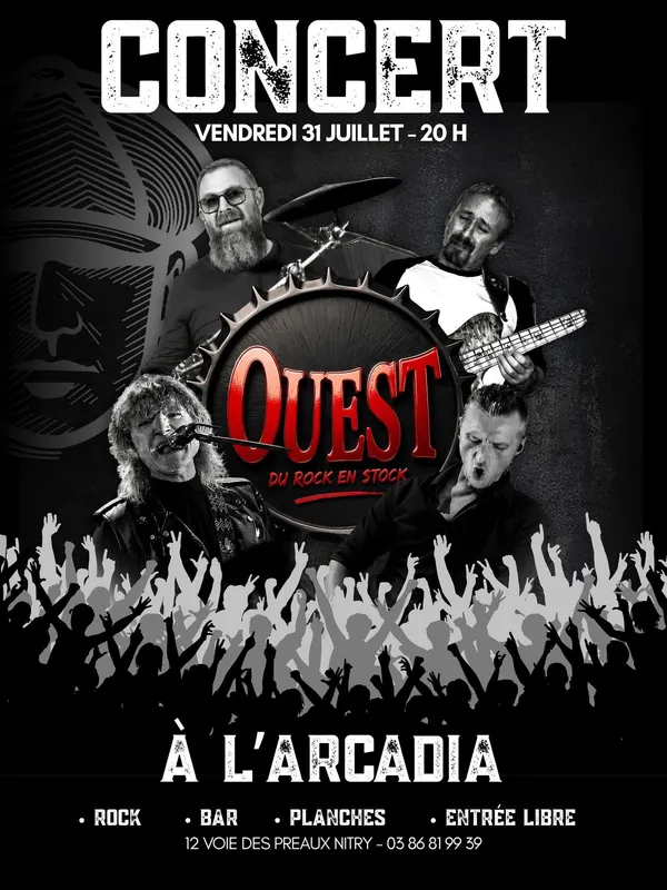 Ouest à l'Arcadia