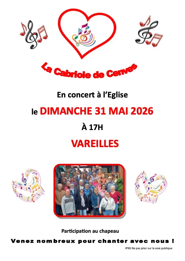 Concert choral "La cabriole de Cenves"