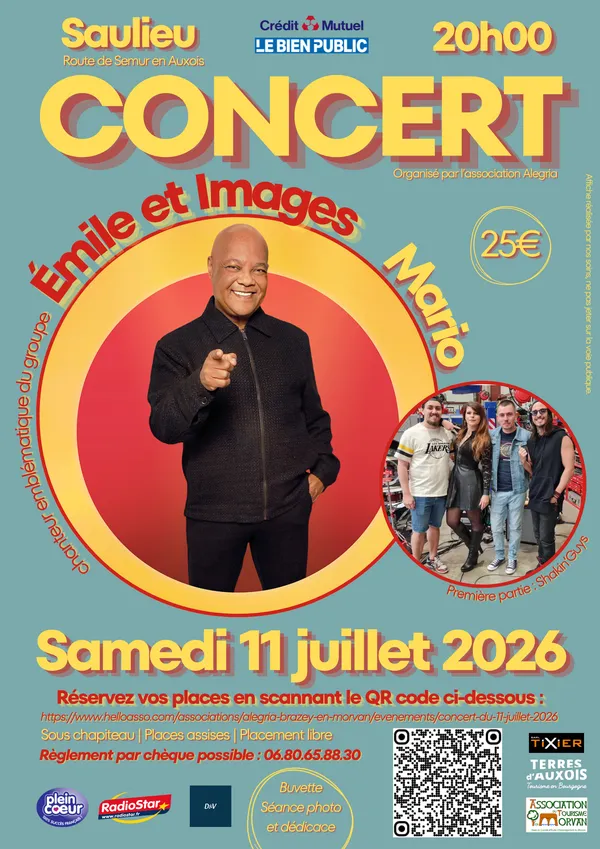 Concert Mario d’Emile et Images