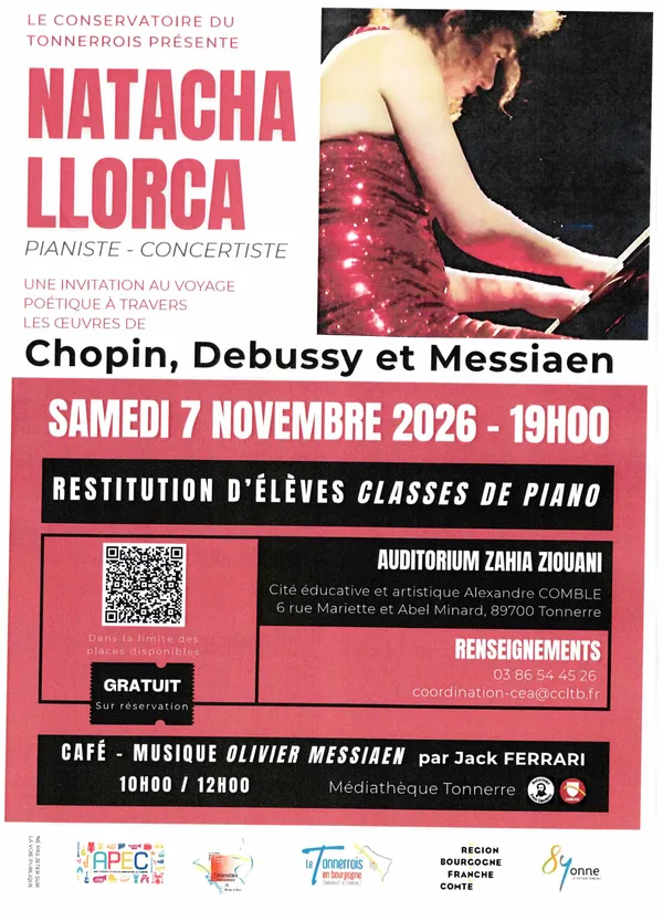 Natacha Llorca en concert