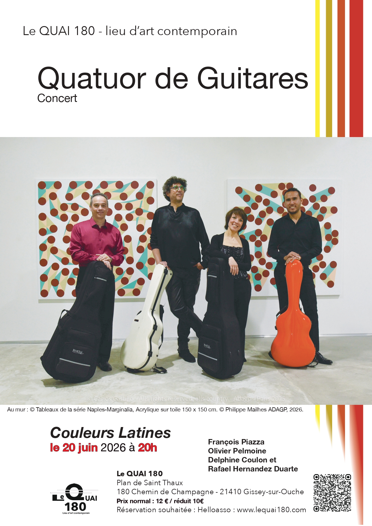 Concert du Quatuor de Guitares "Couleurs Latines"