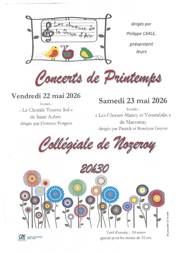 Concerts de printemps