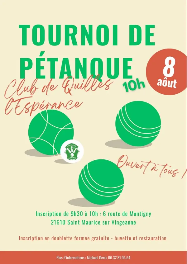 Concours de Pétanque