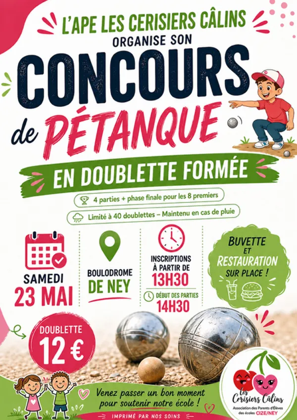 Concours de pétanque