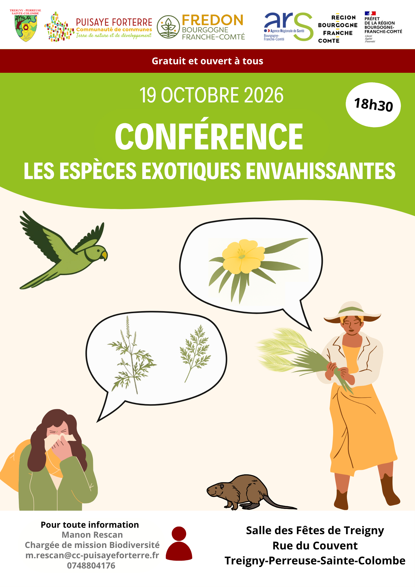 Venez découvrir les espèces exotiques envahissantes