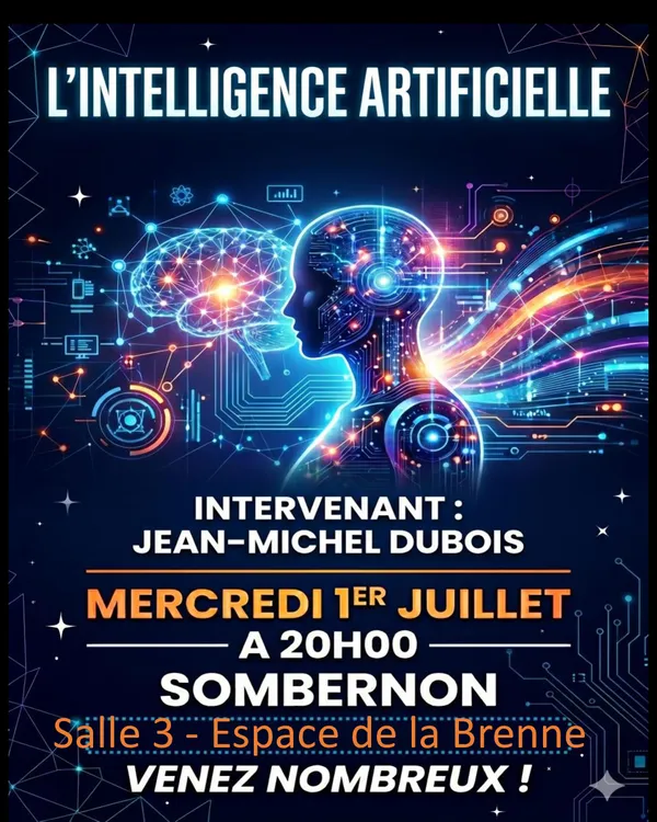 Conférence sur l'intelligence artificielle par Jean-Michel DUBOIS