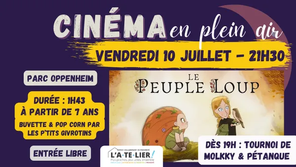 Cinéma en plein air à Givry !