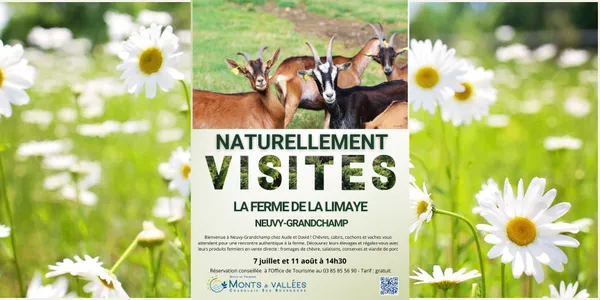 Naturellement visites : visites de la ferme de la Limaye