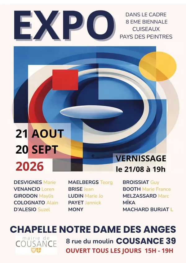 Exposition de groupe à la Chapelle Notre Dame des Anges