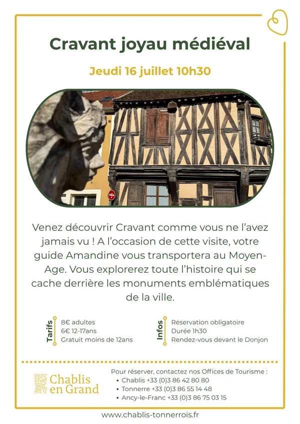 Cravant joyau médiéval