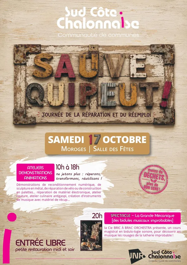 Sauve qui peut - journée de la réparation et du réemploi