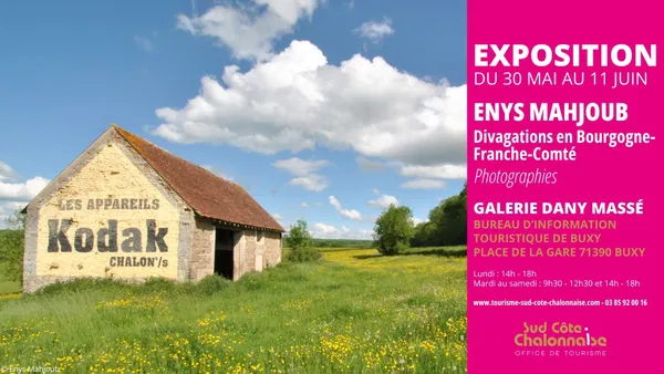 Exposition Enys Mahjoub - Divagations en Bourgogne - Franche-Comté
