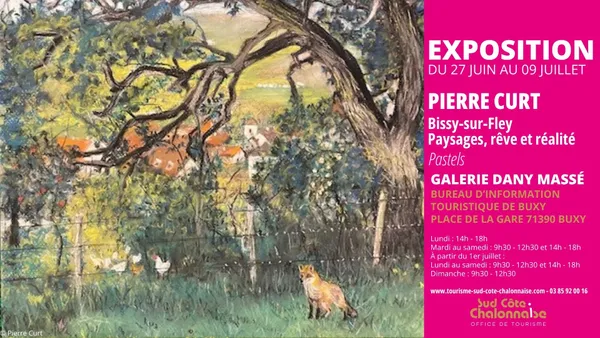 Exposition Pierre Curt - Bissy-sur-Fley, paysages, rêve et réalité