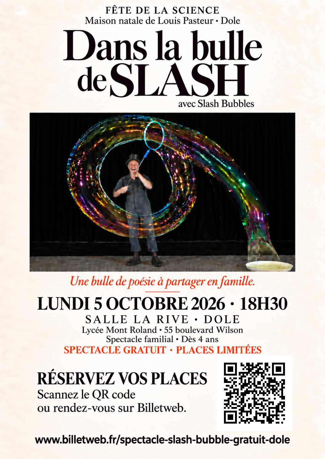 Spectacle "Dans la bulle de Slash"