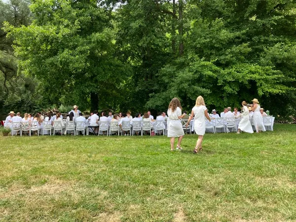 Un déjeuner en blanc à Reigny