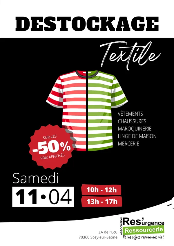 Destockage textile
