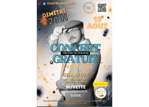 Concert gratuit de Dimitri Musicoff