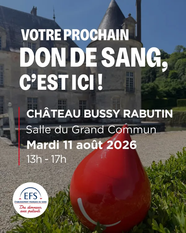 Don du sang chez Bussy-Rabutin
