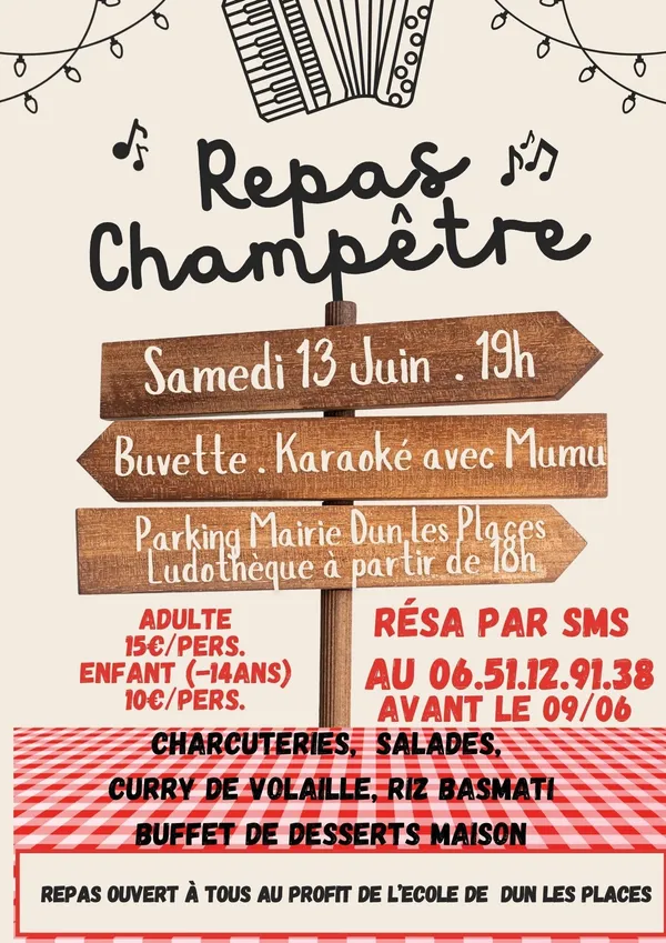 Repas champêtre