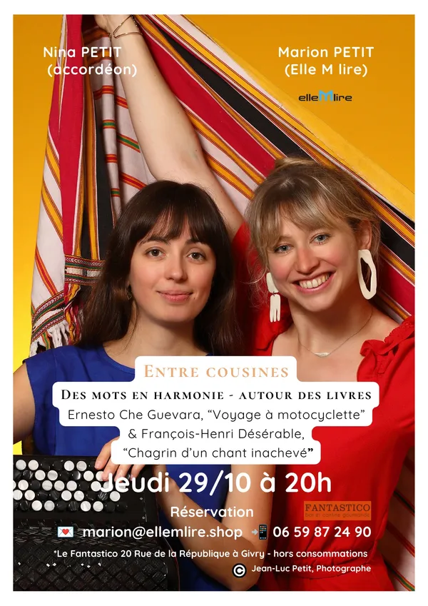 Bookclub Musical Elle M Lire "Entre cousines"
