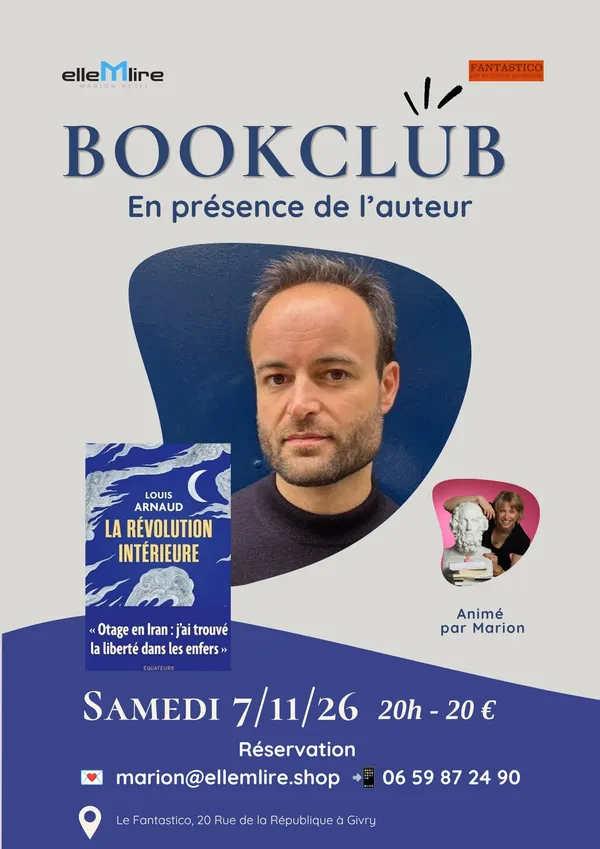 Bookclub avec l'auteur Louis ARNAUD "La révolution intérieure"