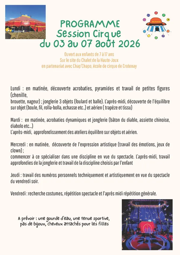 Session cirque