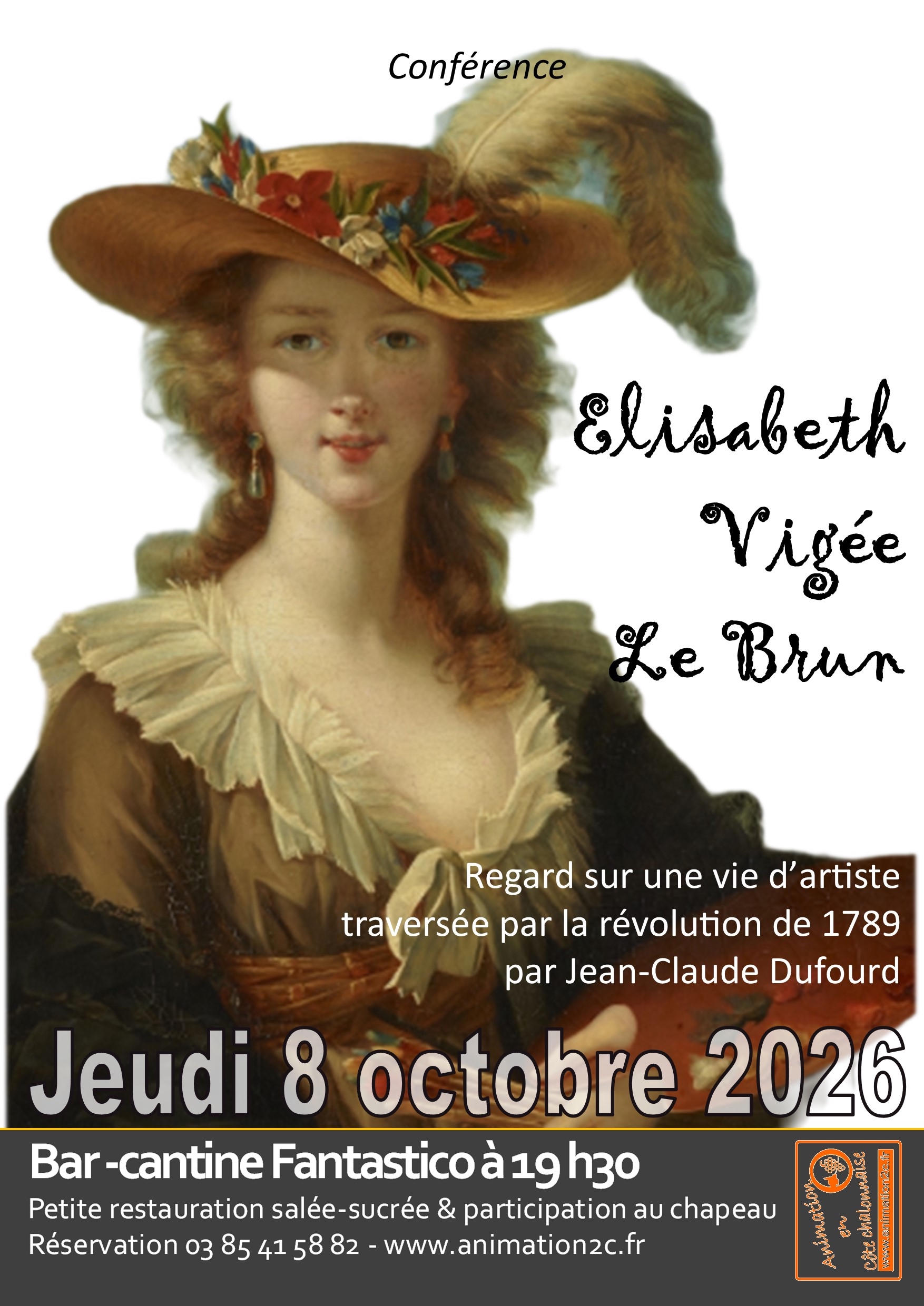 Conférence Elisabeth Vigée Le Brun peintre