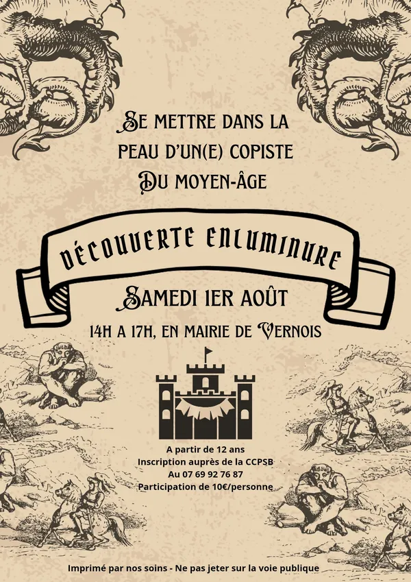 Atelier enluminure