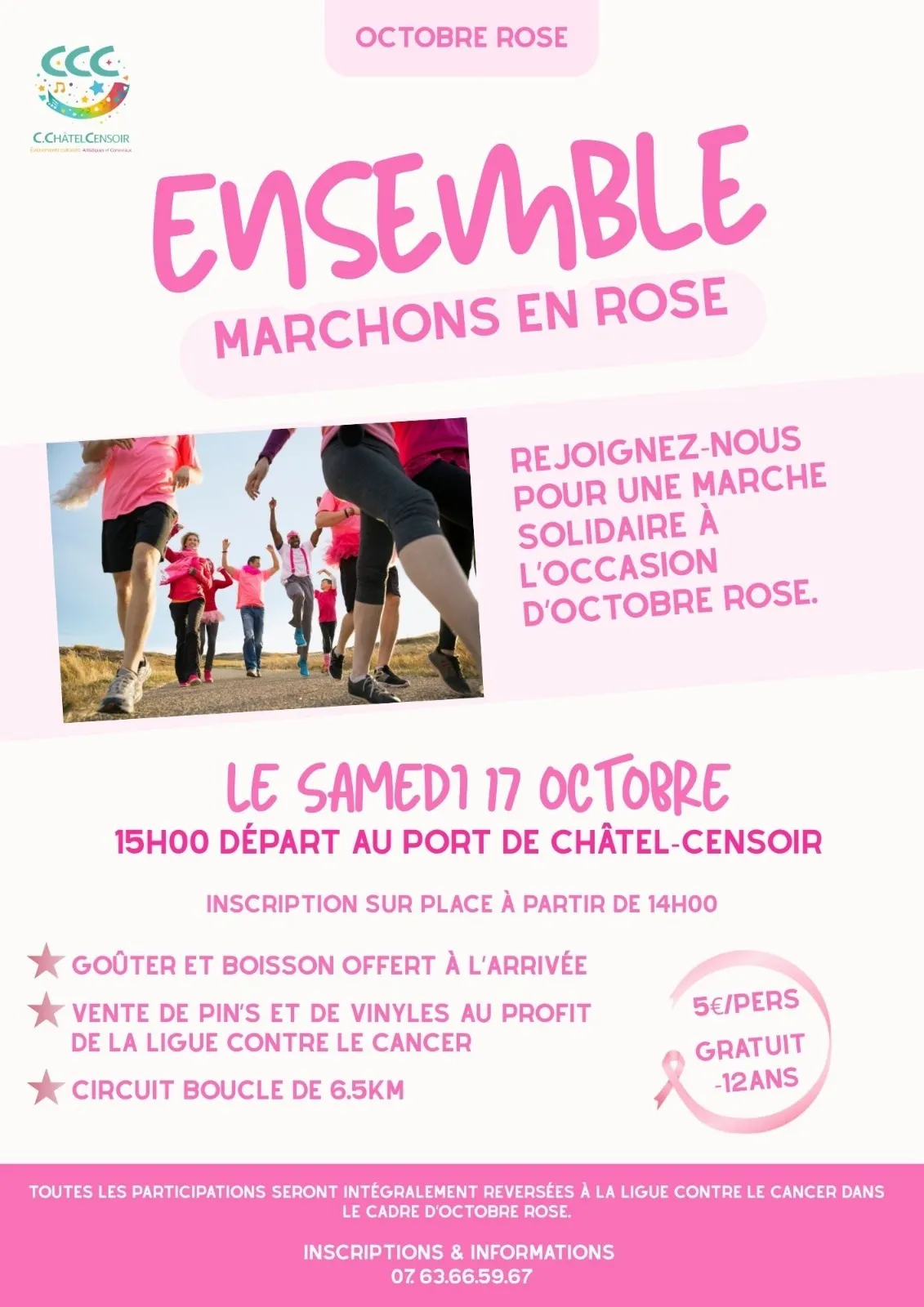 Ensemble marchons en rose