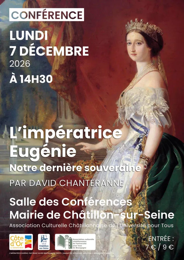 Conférence "L’impératrice Eugénie, notre dernière souveraine"