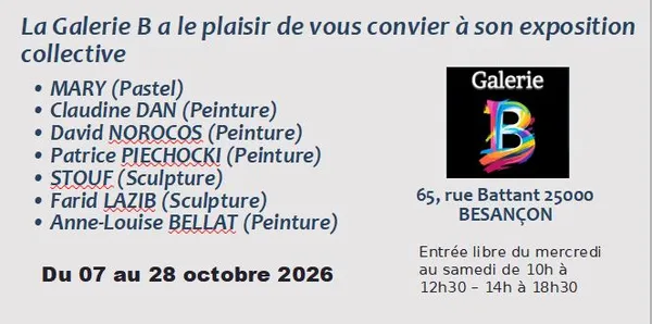 Exposition collective de la Galerie B