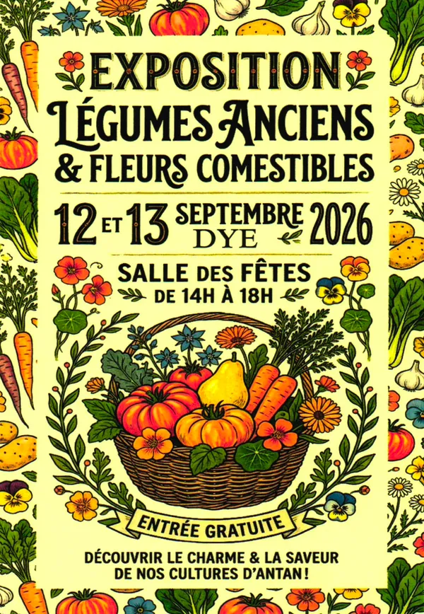 Exposition Légumes anciens & Fleurs comestibles