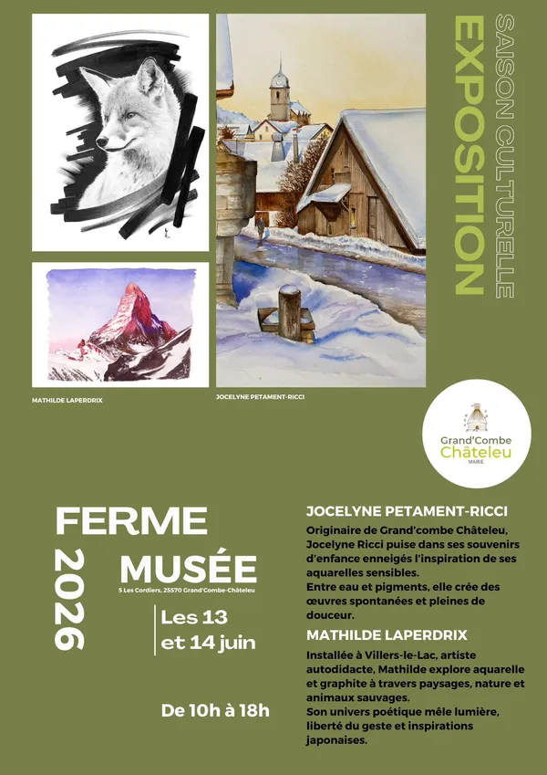 Exposition peinture Laperdrix -  Petament-Ricci
