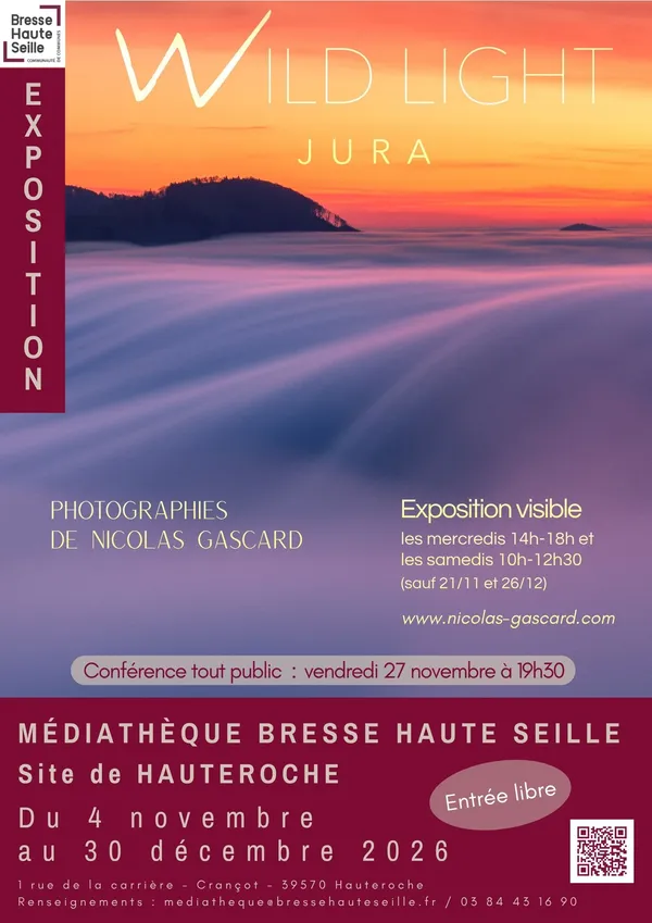 Wild light Jura - Exposition de photographies de Nicolas Gascard