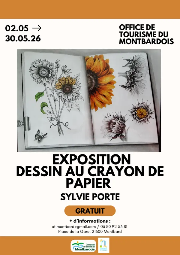 EXPOSITION – Dessins au crayon de papier de Sylvie Porte