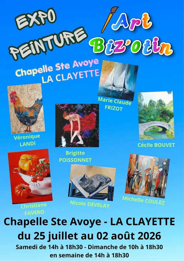 Exposition de peintures Art Biz'otin