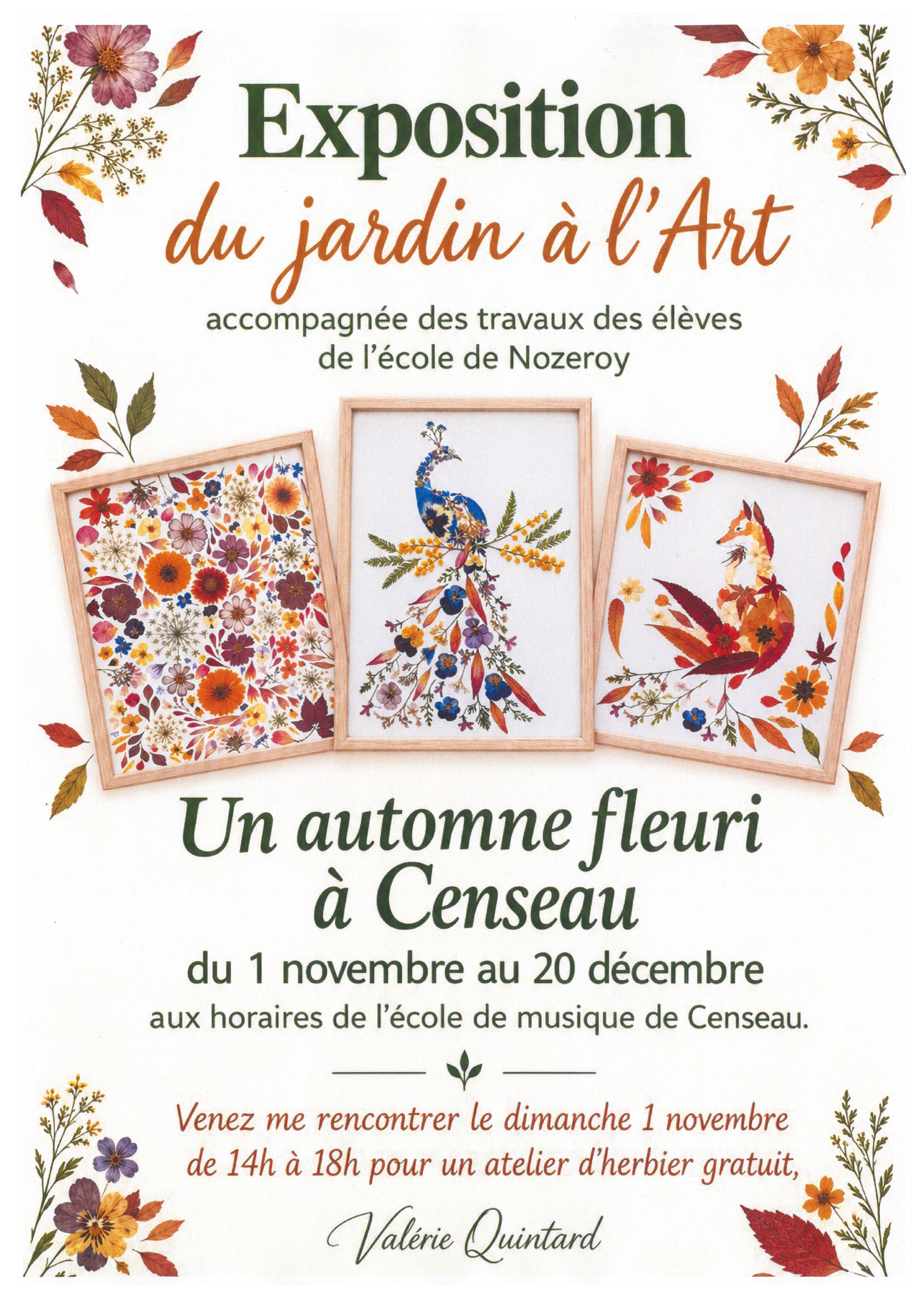 Exposition du jardin à l'art