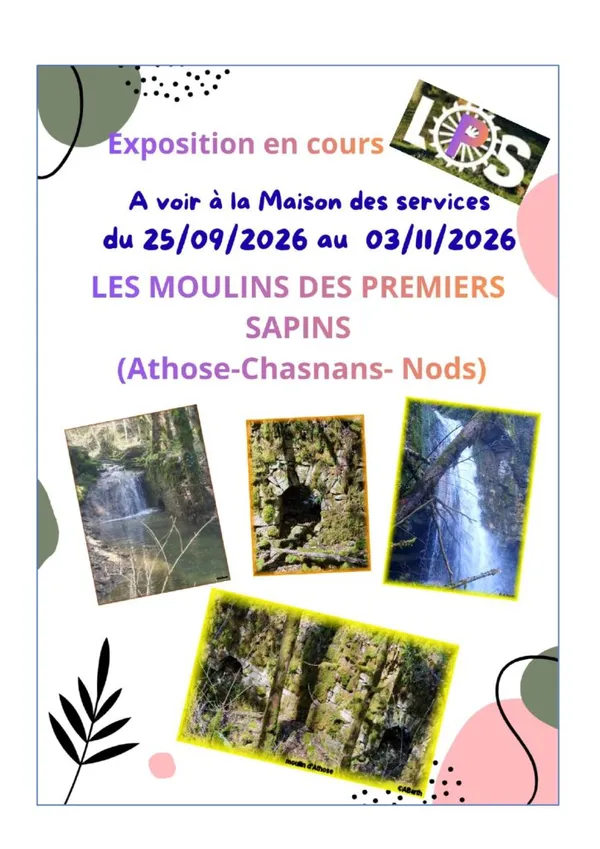 Exposition "Les moulins des Premiers Sapins"