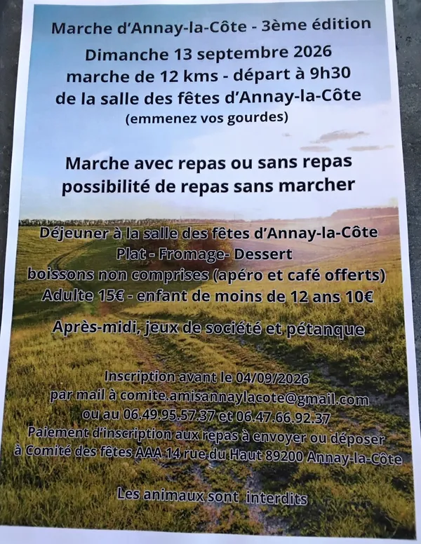 Marche d'Annay-la-Côte