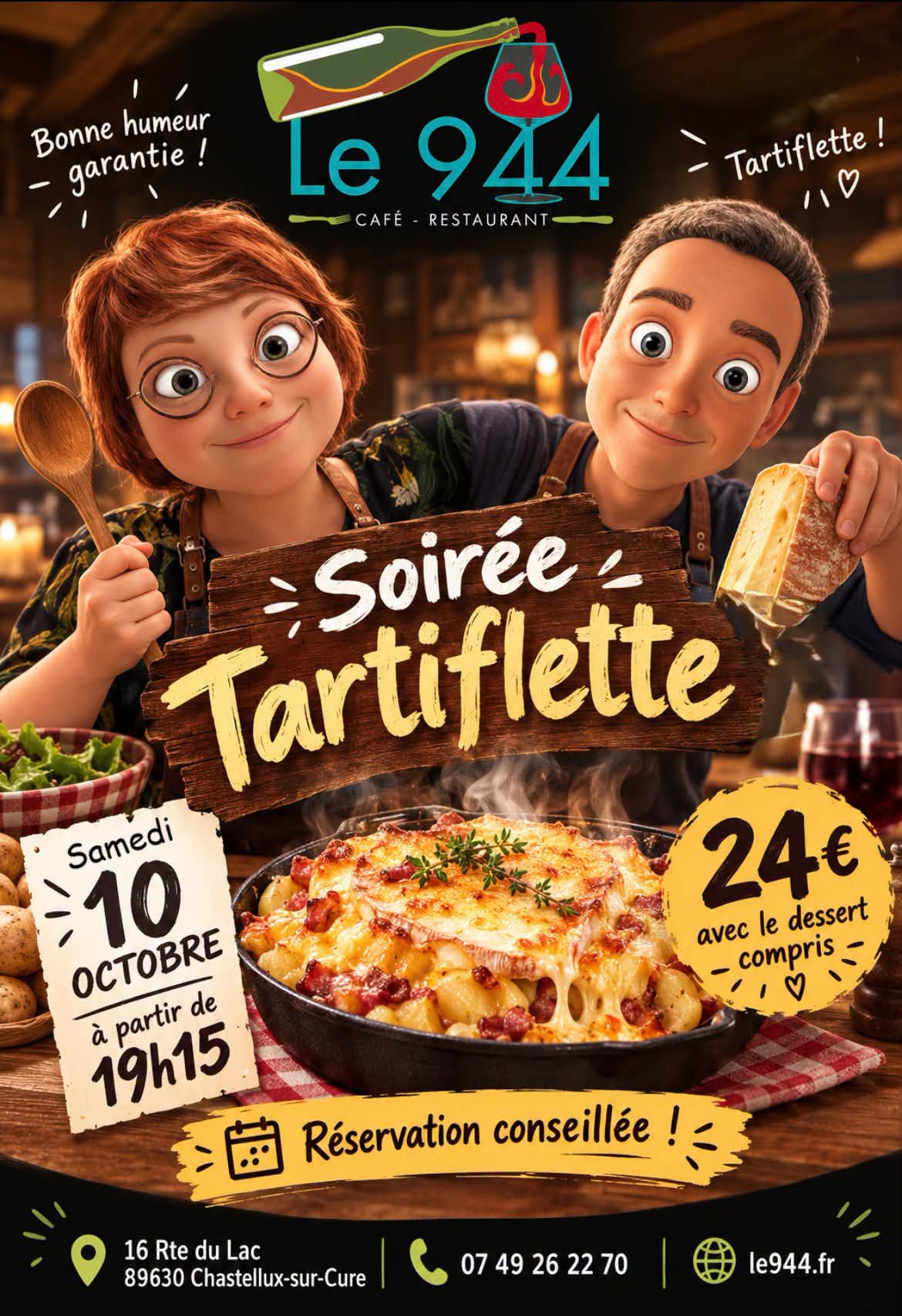 Soirée tartiflette