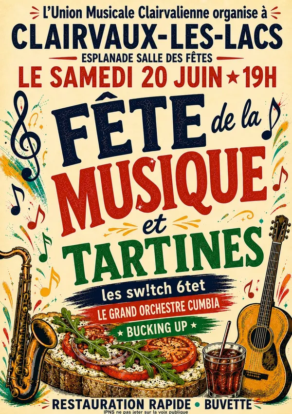 Fête de la musique et tartines