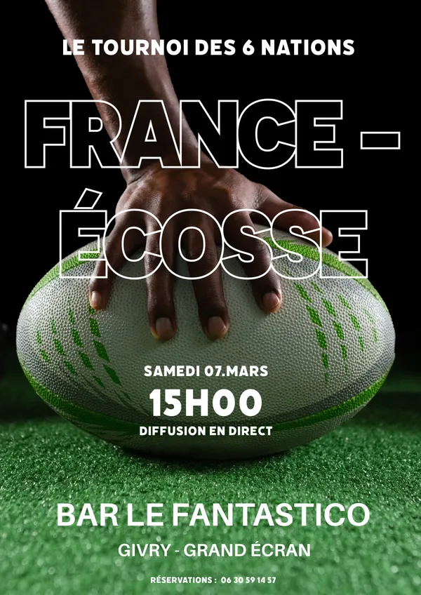 Matchs Rugby Tournoi 6 Nations sur Grand Écran